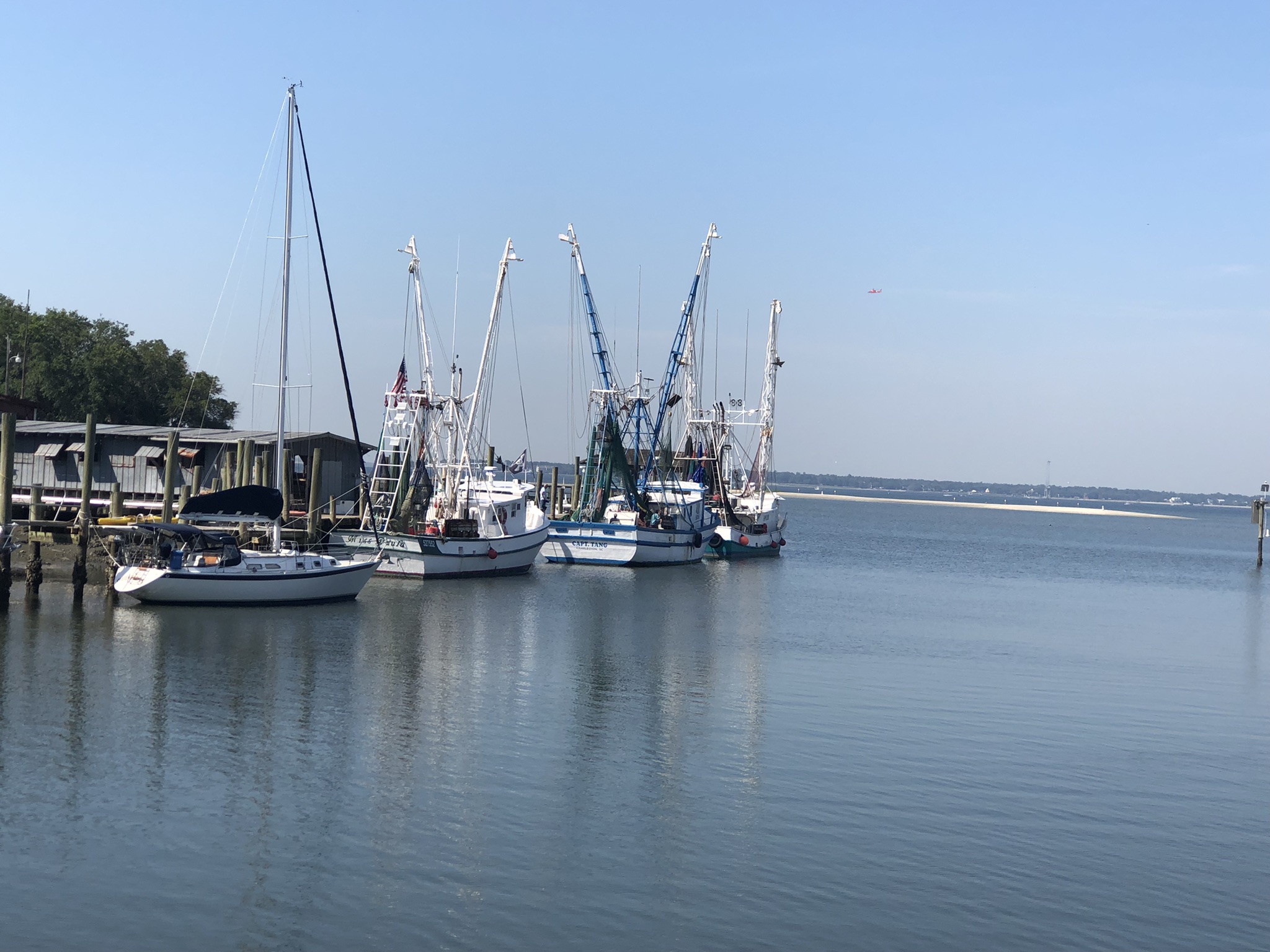 Picture of boats in coastal waters