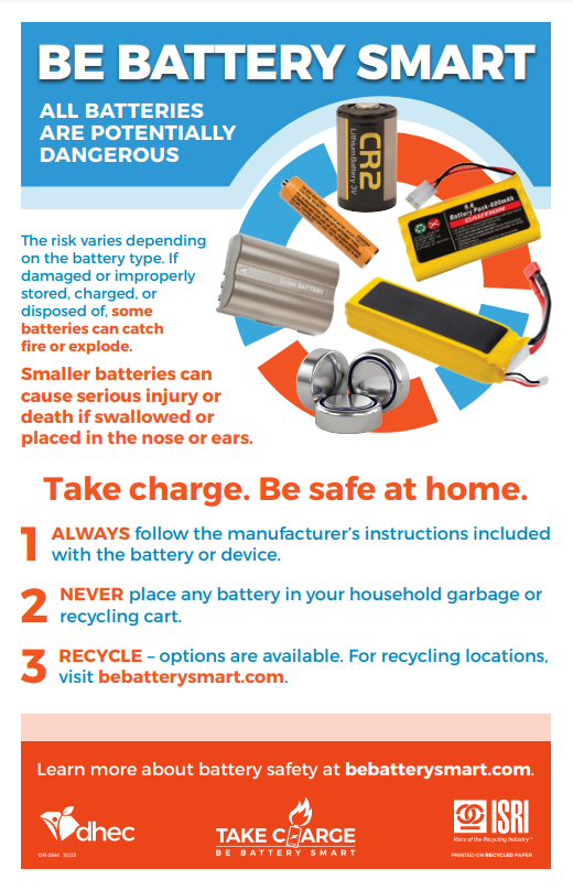 Take Charge - Be Safe at Home poster pdf image