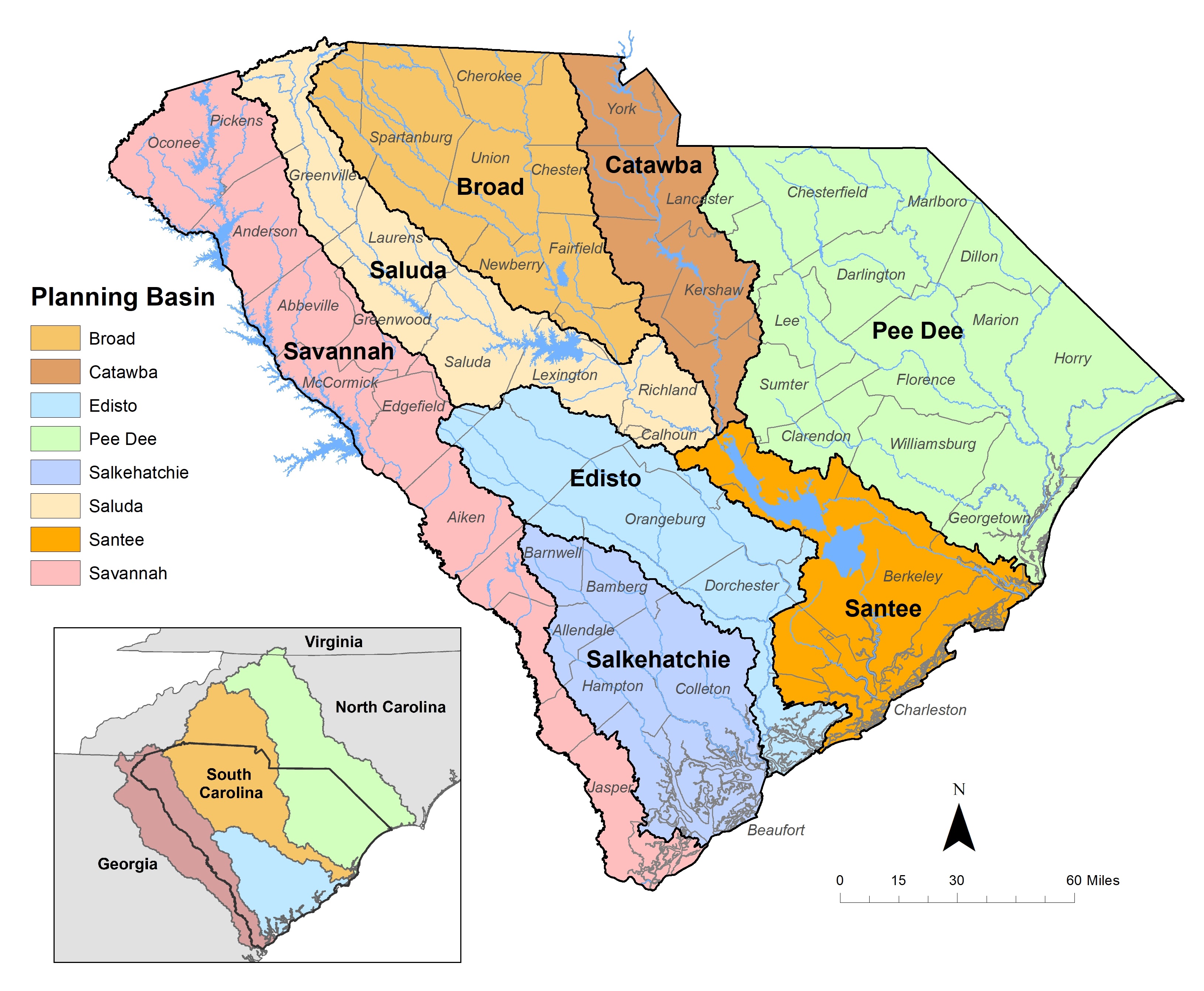 planning basins map