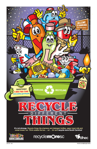 Recycle Different Things poster graphic