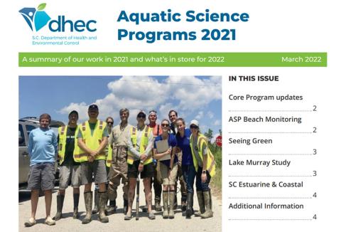 Aquatic Science Programs 2021 homepage