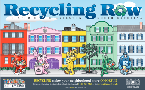 Recycling Row poster graphic