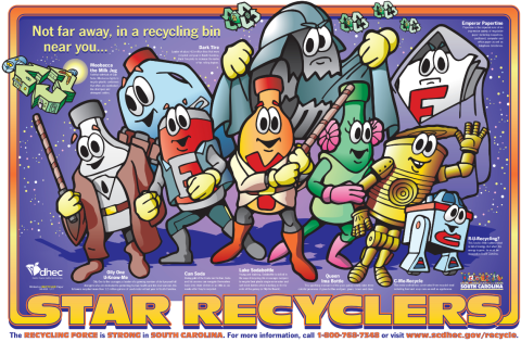 Star recyclers poster graphic