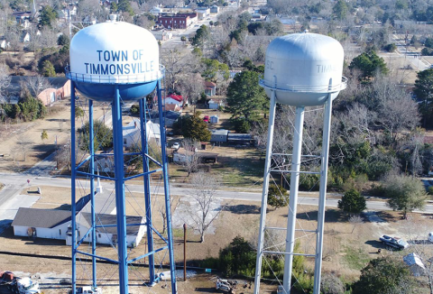 Town of Timmonsville water towers