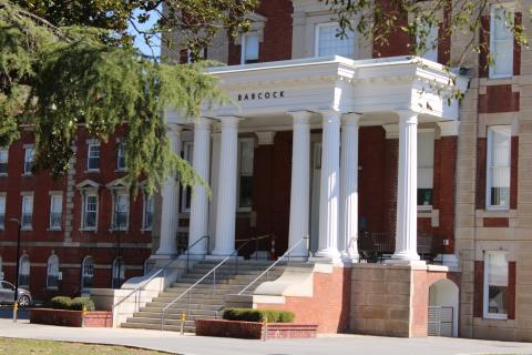 building with columns
